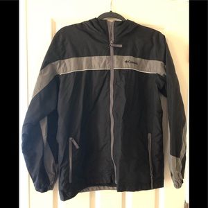 Columbia Black & Gray Youth Jacket Size 18/20 XL